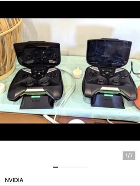 Nividia Shield Portable Systems for gaming + 3 Nyko HDMI TV Charging docks